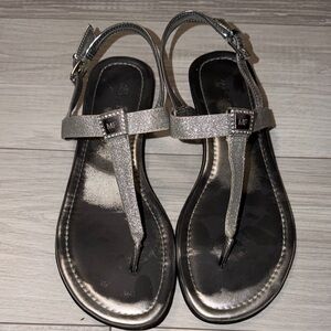 Michael Kors Glittering Silver Sandals